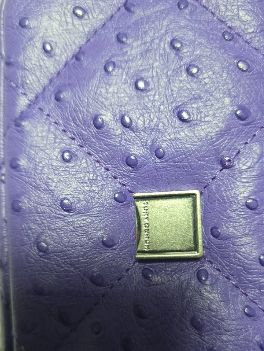 Tory Burch Violet Quilted Chain Strap Crossbody